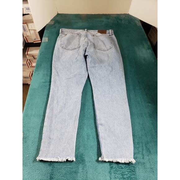 Lucky Brand Jeans Size 4 Womens Blue Stretch Pant Denim Mid Rise Ava Cropped - Picture 12 of 15